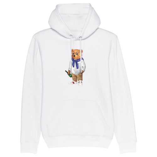 Organic Hoodie Filou X. - White