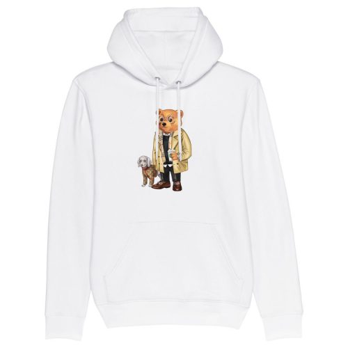 Organic Hoodie Filou IX. - White