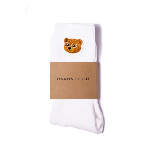 Baron Filou Socks -  White