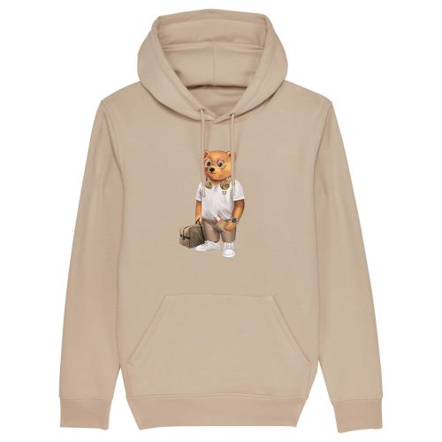 Organic Hoodie Filou LX. - Sand Brown