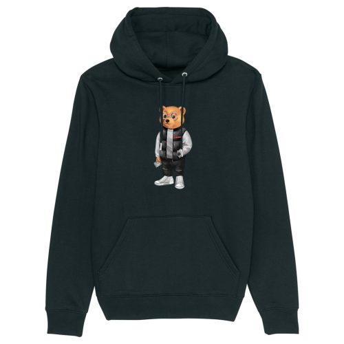 Organic Hoodie Filou CXX. - Black