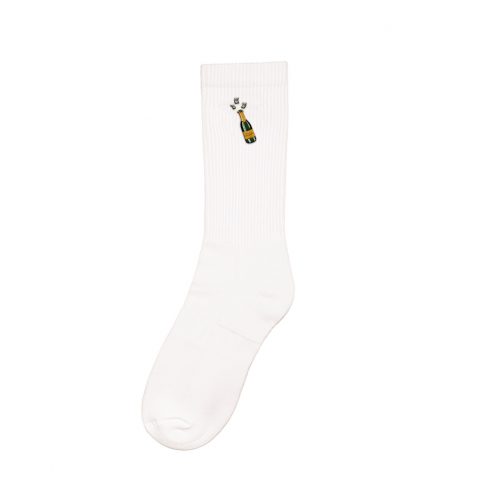 FW24 Sport Socks, Champagne -  White