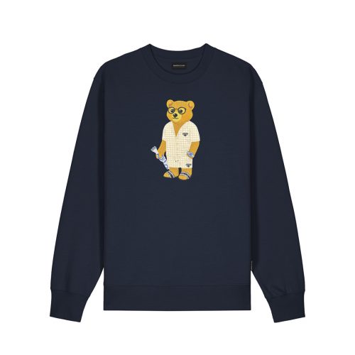 SS25 Embroidered Pullover Filou CXIII. - Navy Blue