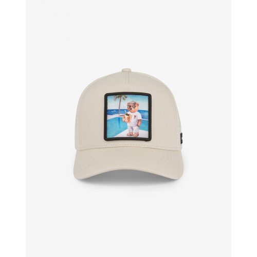 SS25 Trucker Cap Poster Filou CXXIII. - Pearl White