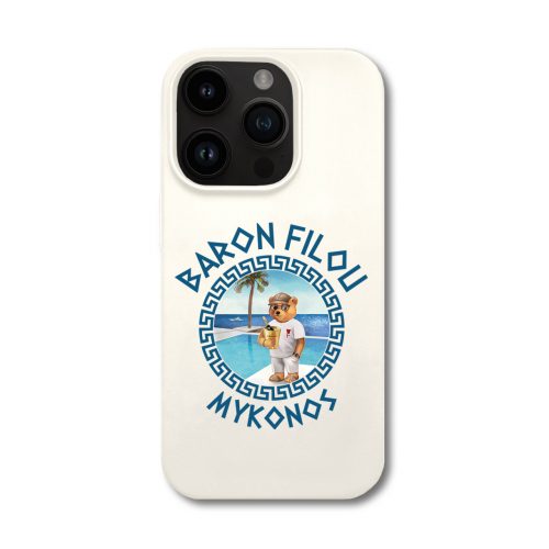 SS25 iPhone Case Baron Filou Mykonos - Pearl White