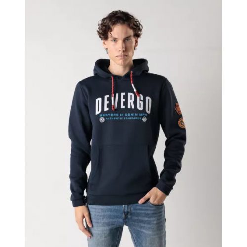 DEVERGO Men's Hoodie - Navy