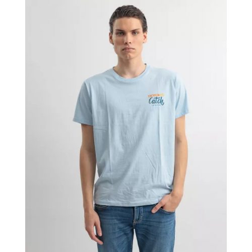 DEVERGO Men's T-Shirt - Light Blue