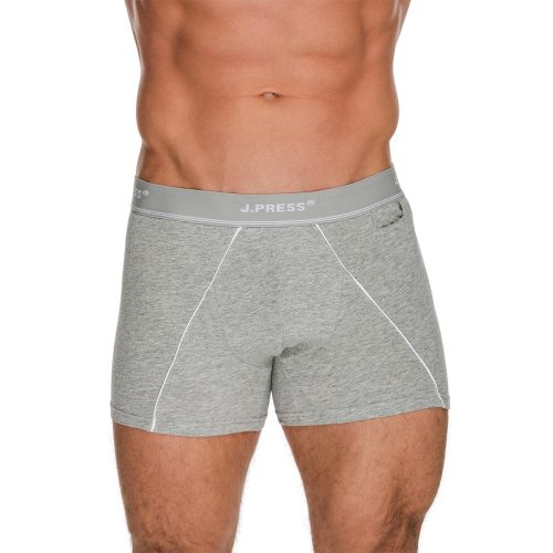 J.Press Boxer Briefs with Condom Pocket - Grey