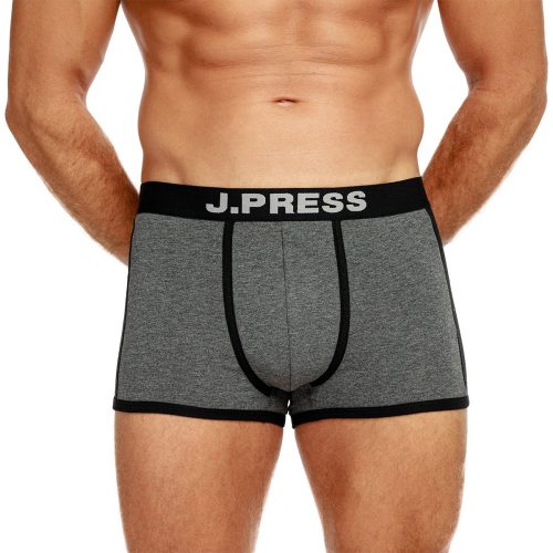 J.Press Men's Boxer Cool Design - Black/Grey