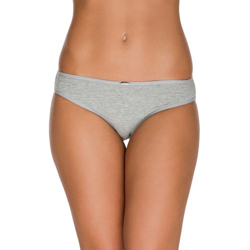 J.Press Women's Panties with Cotton Gusset (95% Cotton) - Grey