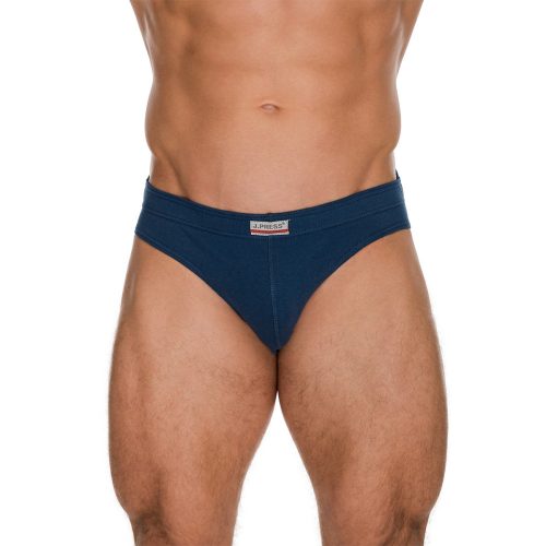 J.Press Men's Briefs 100% Cotton - Blue