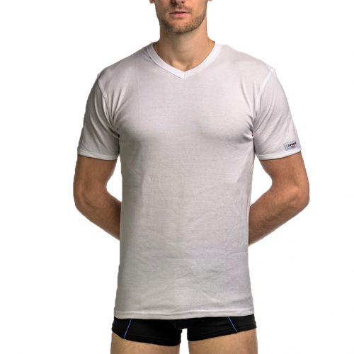 J.Press BASIC - 100% Cotton Men's Undershirt - White