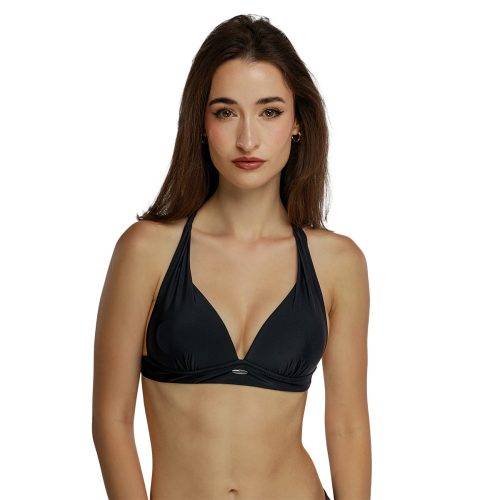 J.Press Women's Classic Push-Up Bikini Top - Black