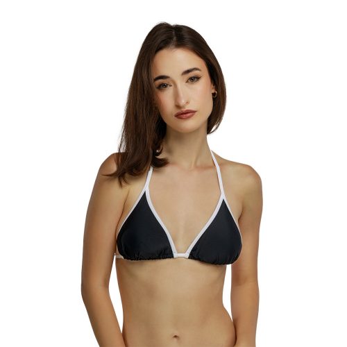 J.Press Triangle Bikini Top - Black