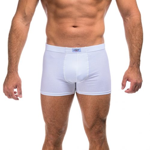 J.Press BASIC - Sewn Elastic Cotton Boxer - White