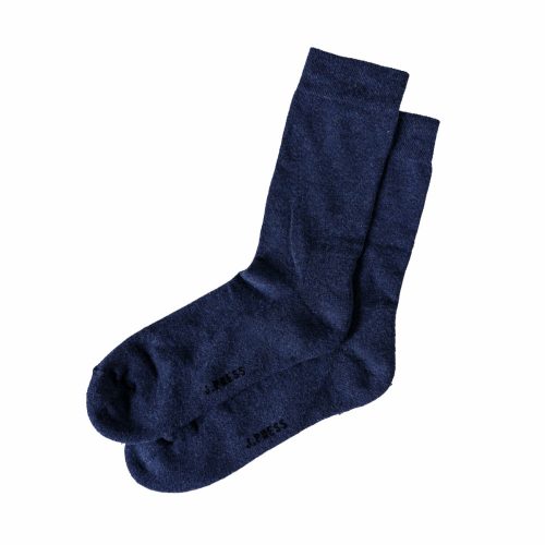 J.Press Men's Thermo Socks with Plush Sole - Blue