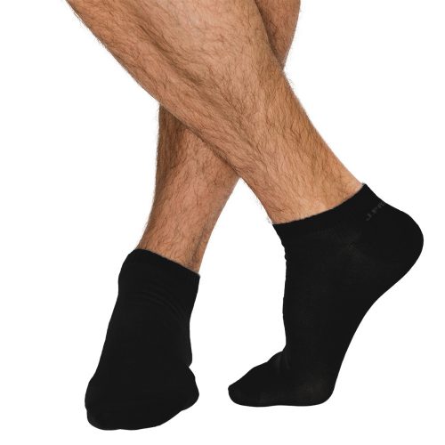 J.Press Men's Classic No-Show Socks - Black