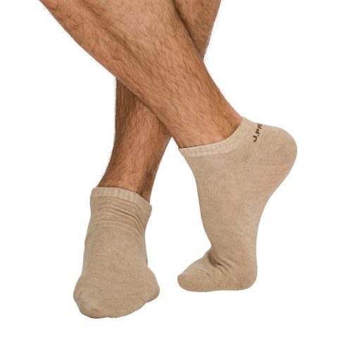 J.Press Men's Classic No-Show Socks - Sand