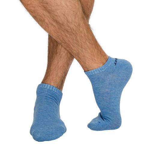 J.Press Men's Classic No-Show Socks - Light Blue