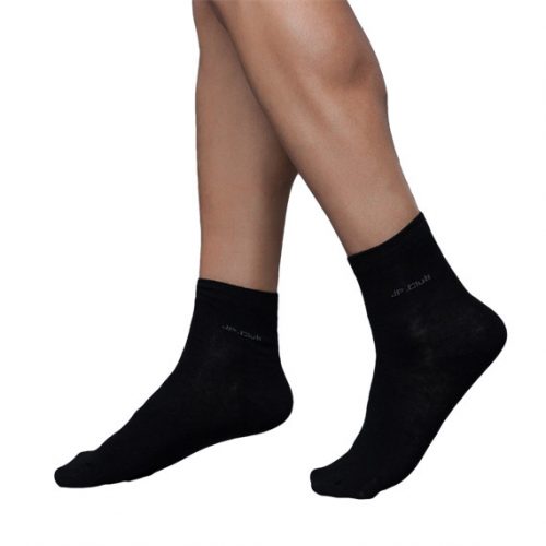 J.Press Socks with Shortened Shaft - Black