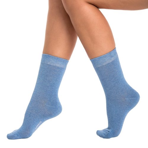 J. Press Elegant Women's Anklet Socks - Light Blue