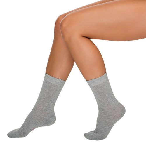 J. Press Elegant Women's Anklet Socks - Light Grey