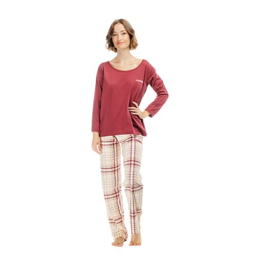 J.Press Women's Pajama Set - Berry