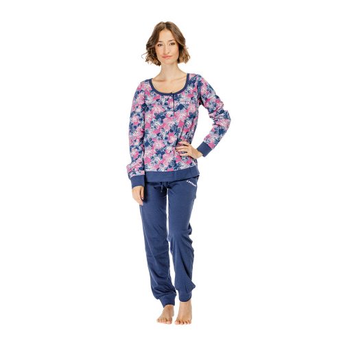 J.Press Women's Floral Print Pajama Set - Flowers