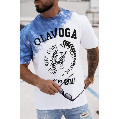 Olavoga Force T-shirt - White/Blue