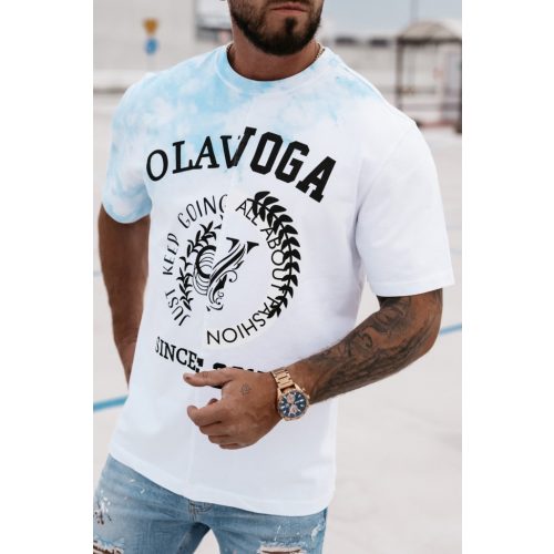 Olavoga Force T-shirt - White/Capri