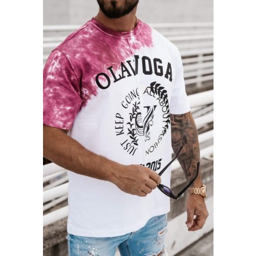 Olavoga Force T-shirt - White/Red