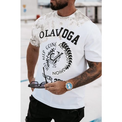 Olavoga Force T-shirt - White/Beige