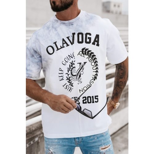 Olavoga Force T-shirt - White/Navy