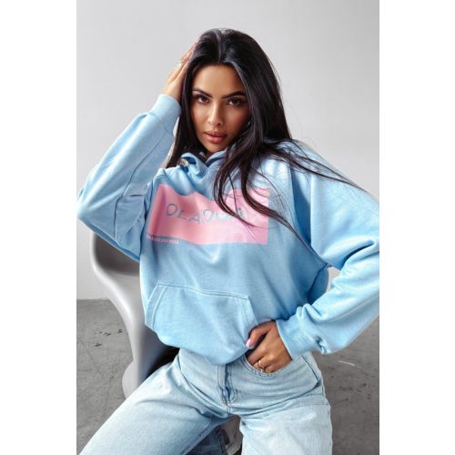 Olavoga Sweet Roll hoodie - Light Blue