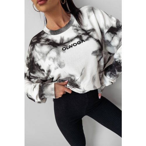 Olavoga Colm Unisex Sweater - White/Black