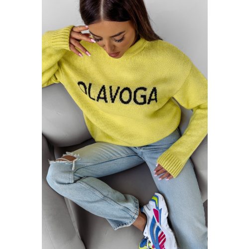 Olavoga Coffee Sweater - Yellow