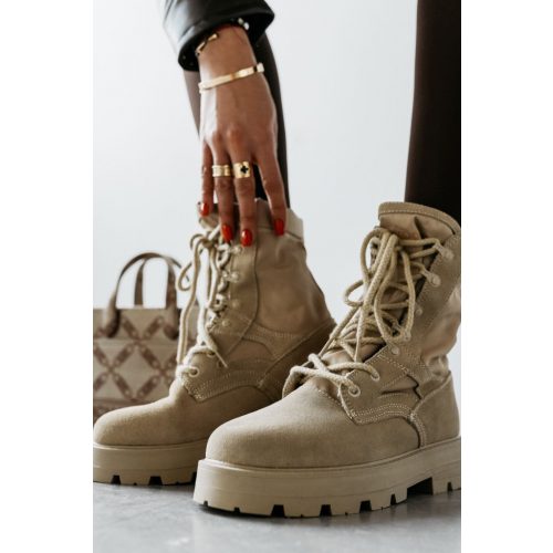 Olavoga Hiker Boots - Beige